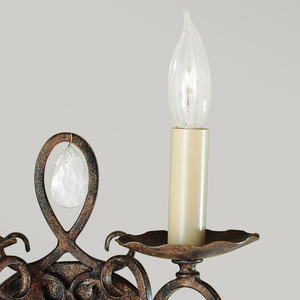 Chateau 2 ljus vägglampa Elstead small 2