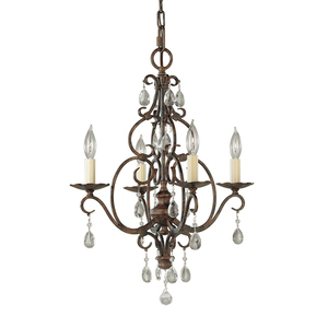 Chateau ljuskrona med 4 lampor Elstead small 0