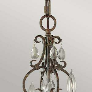 Ljuskrona Chateau - 4 ljuskällor - Mocha Bronze Elstead small 7