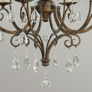 Chateau ljuskrona med 6 lampor Elstead small 2