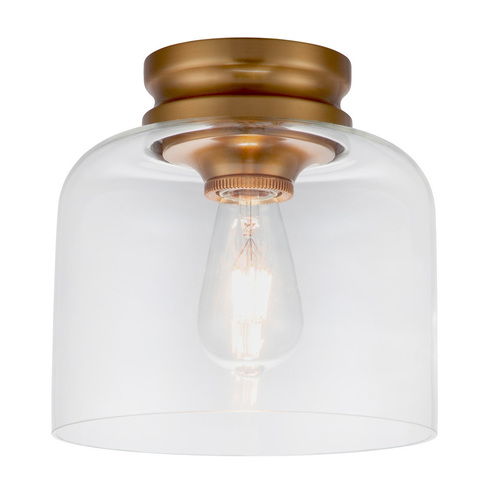 Kontrollera Elstead Hounslow plafond FE-HOUNSLOW-F-BB antik mässing E27 60 W 22,5 cm