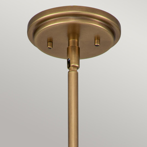Liten pendellampa Amelia - 1 ljuskälla - Mässing Heritage Brass Elstead small 3