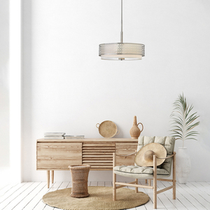 Jules 3-ljus taklampa/halvlampa Elstead small 3