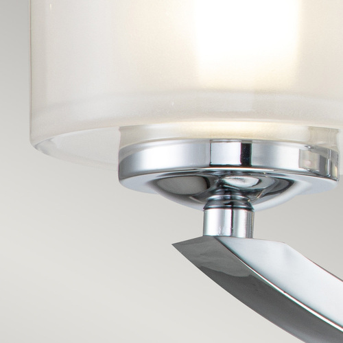 Kontrollera Hinkley Meridian taklampa med 3 ljuskällor, polerad krom, IP44, G9