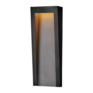 Taper stor LED-vägglykta - texturerad svart Elstead small 0