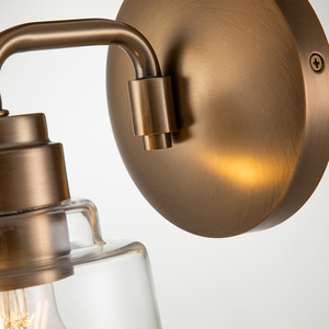 Vägglampa Aivian - 1 ljuskälla - patinerad mässing Elstead small 4