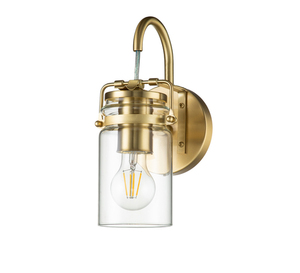 Brinley vägglampa med 1 ljus Elstead small 1