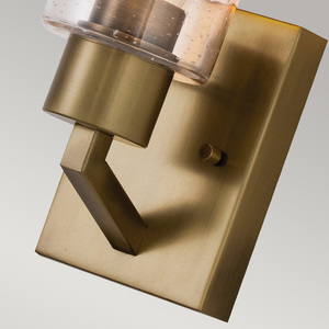 Vägglampa Deryn - 1 ljuskälla - naturlig mässing Elstead small 4