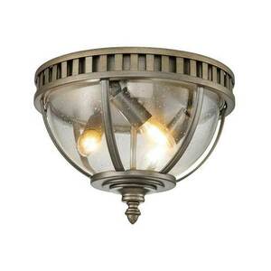 Taklampa för utomhusbruk Halleron 3x E14 - polerad brons Elstead small 0