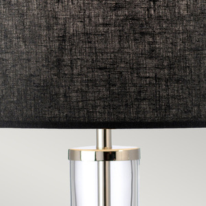 Bordslampa Orb - glaskula, svart skärm, polerad nickel Elstead small 1