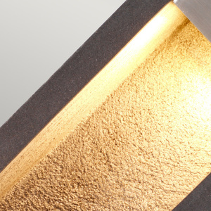Parkstone LED-pollare medium 40 cm, basalt och rostfritt stål, Elstead small 2