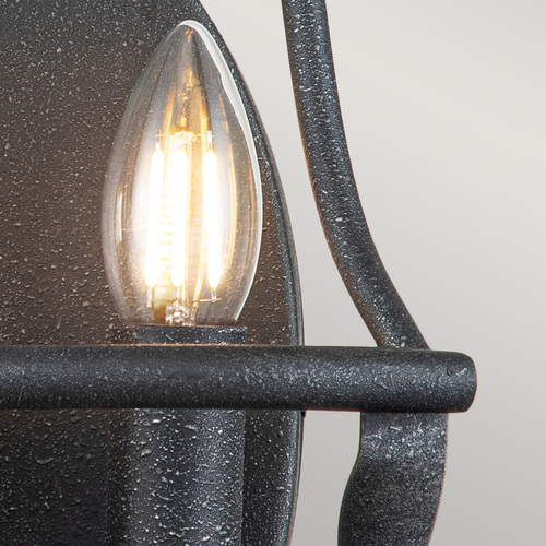 Kontrollera Elstead Bradbury vägglampa med 2 E14-socklar, askgrå Grey Ash