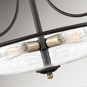 Griffin 3-ljus halvflush Mount Elstead small 3