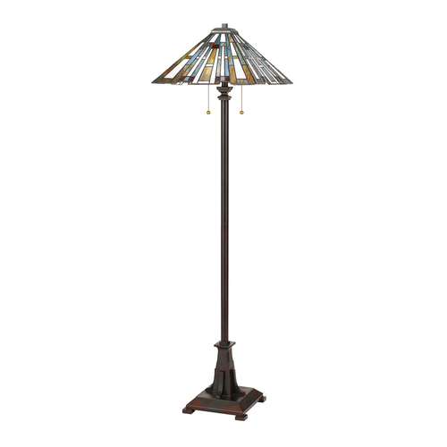 Kontrollera Maybeck 2 ljus golvlampa Elstead