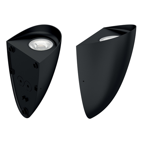 Kontrollera Vägglampa för utomhusbruk Vendela LED – IP65 – svart Elstead