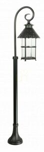 Trädgårdslykta SU-MA Toledo svart gjuten aluminium 116 cm K 5002/2/R small 0
