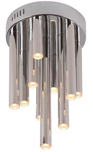 Kontrollera Plafond Max Light Organic C0117D krom 34 cm