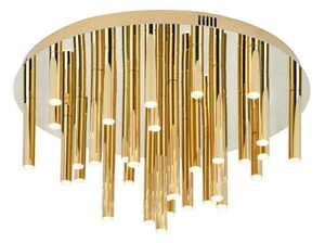Plafond Max Light Organic C0188D guld 60 cm LED small 0