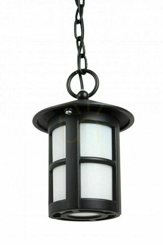 Kontrollera Utomhus hänglampa SU-MA Cordoba svart patina E27 60W K 1018/1/T