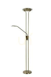 Golvlampa Lucide CHAMPION-LED brun metall 2-ljus LED 19792/24/03 small 1