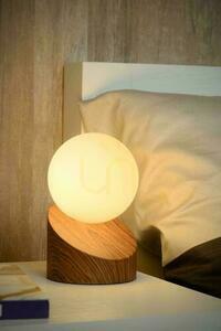 Lucide LEN bordslampa mörk trälook 1xG9 10 cm 45561/01/70 small 2