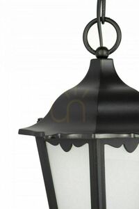 SU-MA Retro Classic K 1018/1/D taklampa för utomhusbruk, svart, E27, 24 cm small 1
