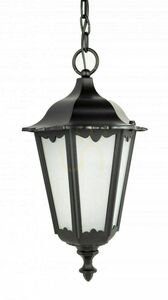 SU-MA Retro Classic K 1018/1/D taklampa för utomhusbruk, svart, E27, 24 cm small 0