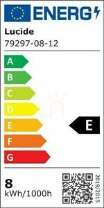 Vägglampa Lucide ONNO silver LED 8W IP44 40 cm 3000K 79297/08/12 small 6