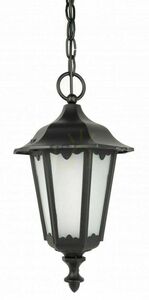 Hängande utomhuslampa SU-MA Retro Midi svart patina K 1018/1/M small 0