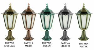 Utomhusstående trädgårdslampa SU-MA Retro Maxi svart aluminium K 4011/1/BD small 3