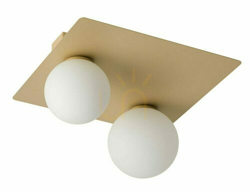 Kontrollera Plafond Sigma Argon 2 Guldbeige Glas LED G9 33 cm 33277