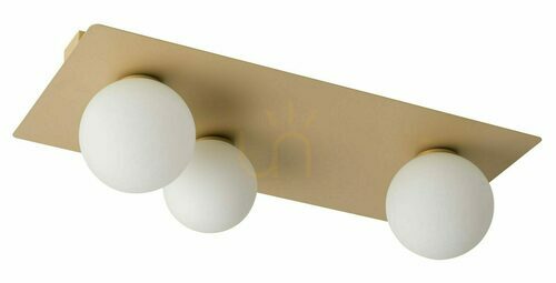 Kontrollera Plafond Sigma Argon 3 ljuspunkter guldbeige 62 cm 33280