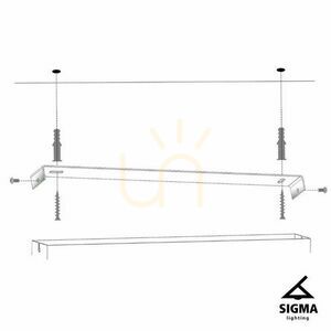 Plafond Sigma Argon 4 vit, 4x G9, 62 cm, SKU 33281 small 2