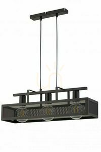 Pendellampa Sigma Albert 3 svart 60 cm E27 SKU 32173 small 0