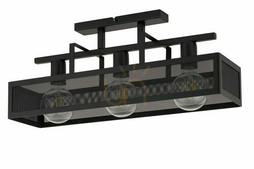 Kontrollera Taklampa Sigma Albert 3 svart 40 cm 3xE27 32174