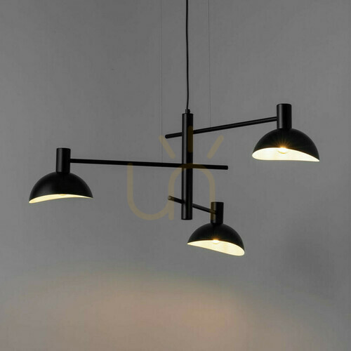 Kontrollera Pendellampa Sigma Artis 3 svart 75 cm 40527