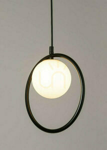 Pendellampa Sigma Aqua svart glas 1-ljus 33407 small 2