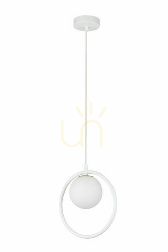 Kontrollera Pendellampa Sigma Aqua vit glas G9 12 cm 33408