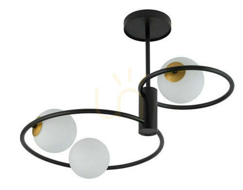 Kontrollera Plafond Sigma Aqua 3 svart G9 SKU 33465
