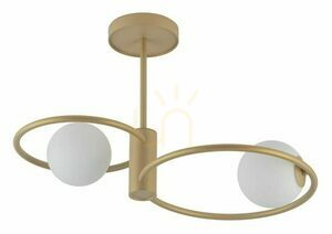 Plafond Sigma Aqua 2 guldbeige 55 cm G9 33464 small 0