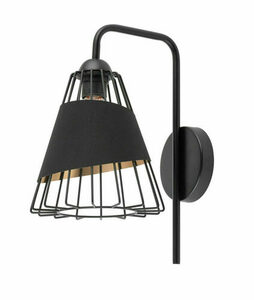 Vägglampa Sigma DENI svart guld E27 40547 small 0