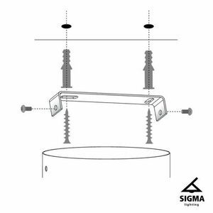 Pendellampa Sigma Deni L grå/silver 40536 small 2