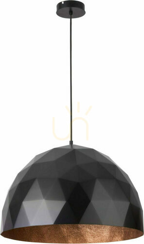 Kontrollera Pendellampa Sigma Diament svart koppar 50 cm 31368