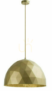 Pendellampa Sigma Diament L guld 50 cm E27 32302 small 3
