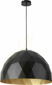 Pendellampa Sigma Diament svart/guld 50 cm E27 31367 small 0