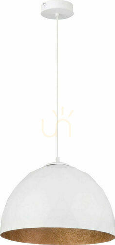 Kontrollera Pendellampa Sigma Diament vit koppar E27 Ø35 cm 31374