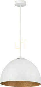 Pendellampa Sigma Diament vit koppar E27 Ø35 cm 31374 small 0