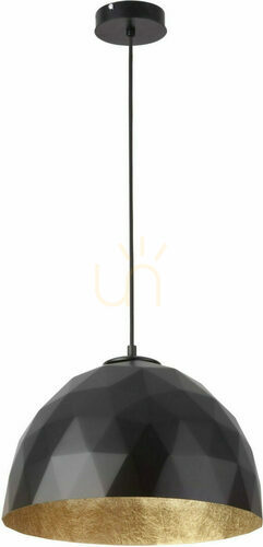 Kontrollera Pendellampa Sigma Diament M svart/guld 35 cm E27 31371