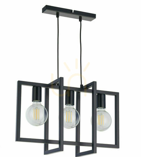 Kontrollera Pendellampa Sigma Eden 3 svart E27 32235