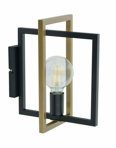Kontrollera Vägglampa Sigma Eden svart/guld 32238